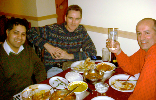 Anand, Bruce and me